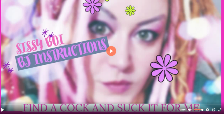 Sissy BJ Instructions FIND A COCK SUCK IT BJ JOI FACIAL