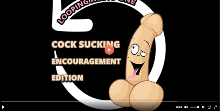 Cock Sucking Encouragment