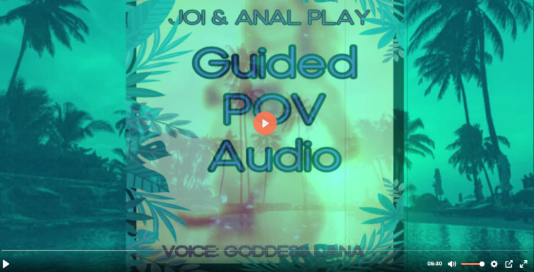 Goddess has a Strap on JOI and Anal Play POV Instructions
