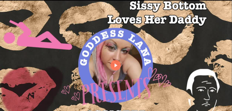 Sissy Bottom Loves her Daddy Assisted Anal JOI Dildo CEI