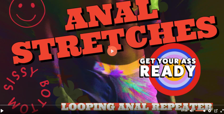 The Sissy Bottom Anal Stretcher PLAY REPEAT TO GAPE