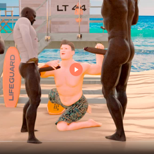 The Day you went to the Beach and became the BBC FUCKTOY